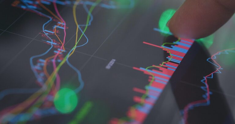 Investing stock market data on the screen